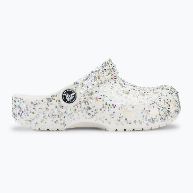Klapki dziecięce Crocs Classic Starry Glitter white 3