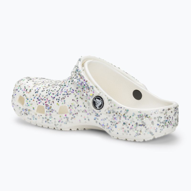 Klapki dziecięce Crocs Classic Starry Glitter white 4