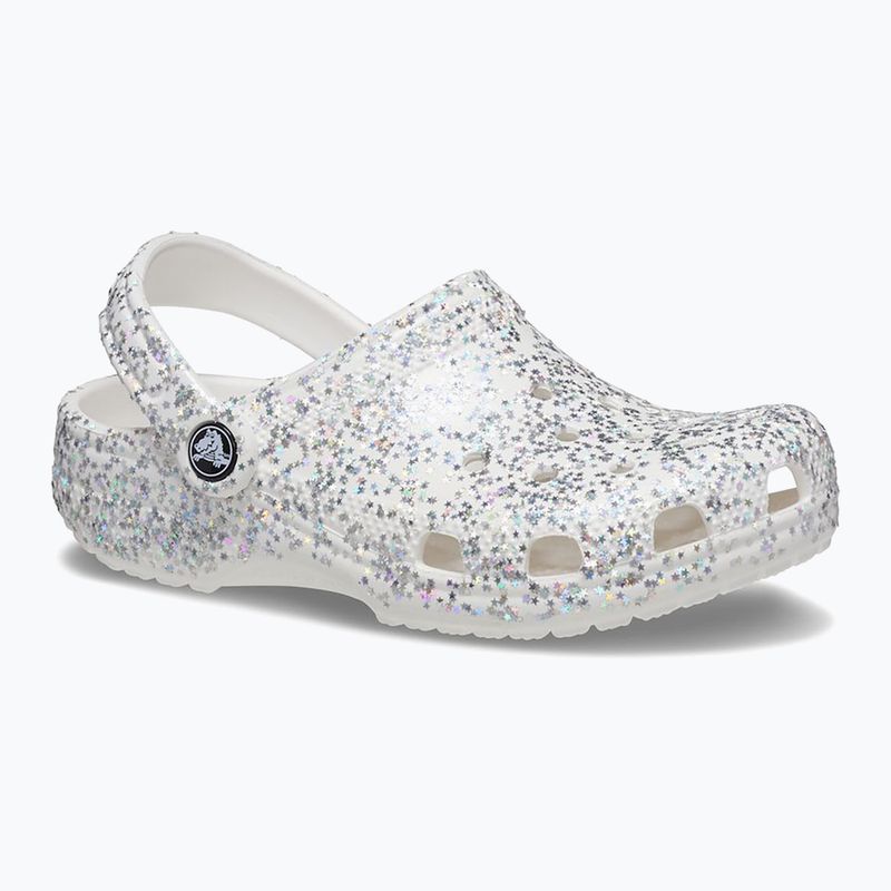 Klapki dziecięce Crocs Classic Starry Glitter white 9