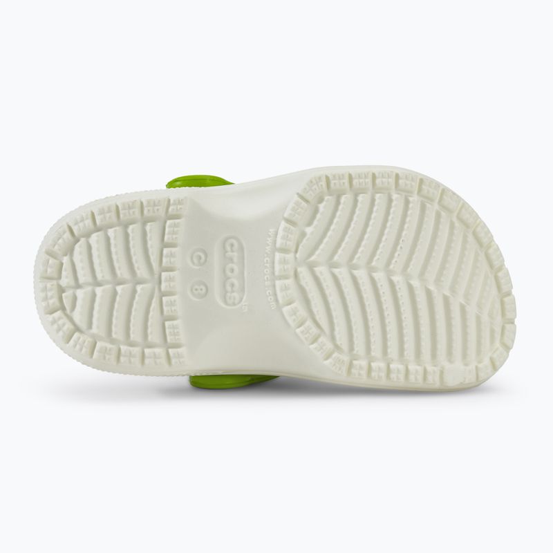 Klapki dziecięce Crocs Classic Glow Alien multicolor 5