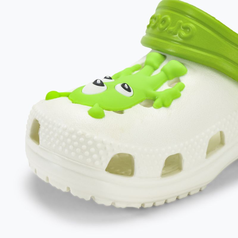 Klapki dziecięce Crocs Classic Glow Alien multicolor 8