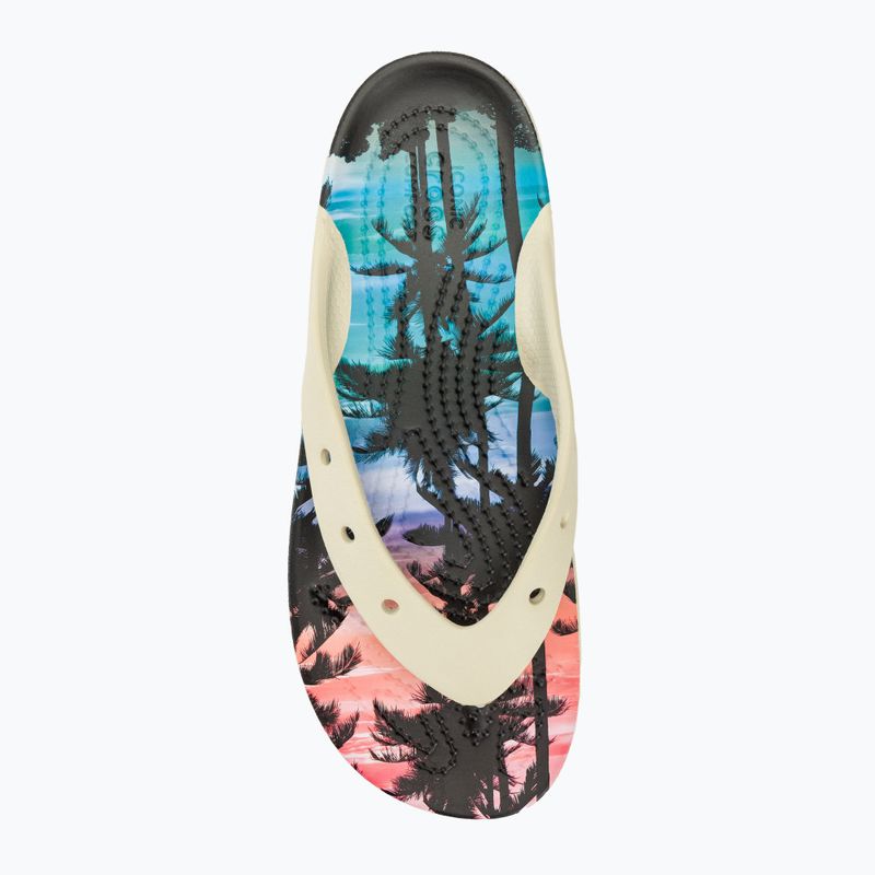 Japonki damskie Crocs Classic Platform Retro Resort bone/multi 5
