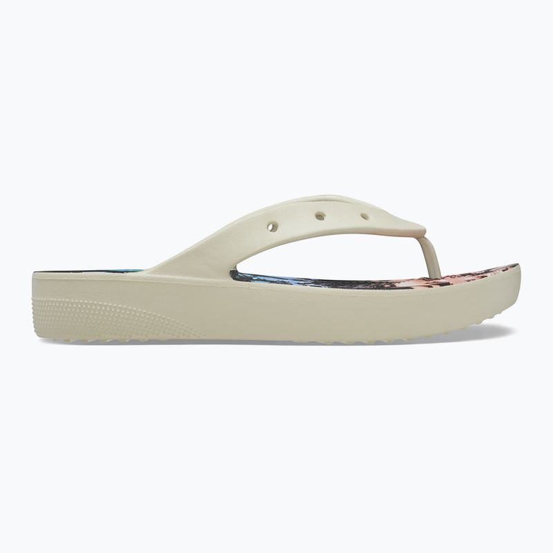 Japonki damskie Crocs Classic Platform Retro Resort bone/multi 9