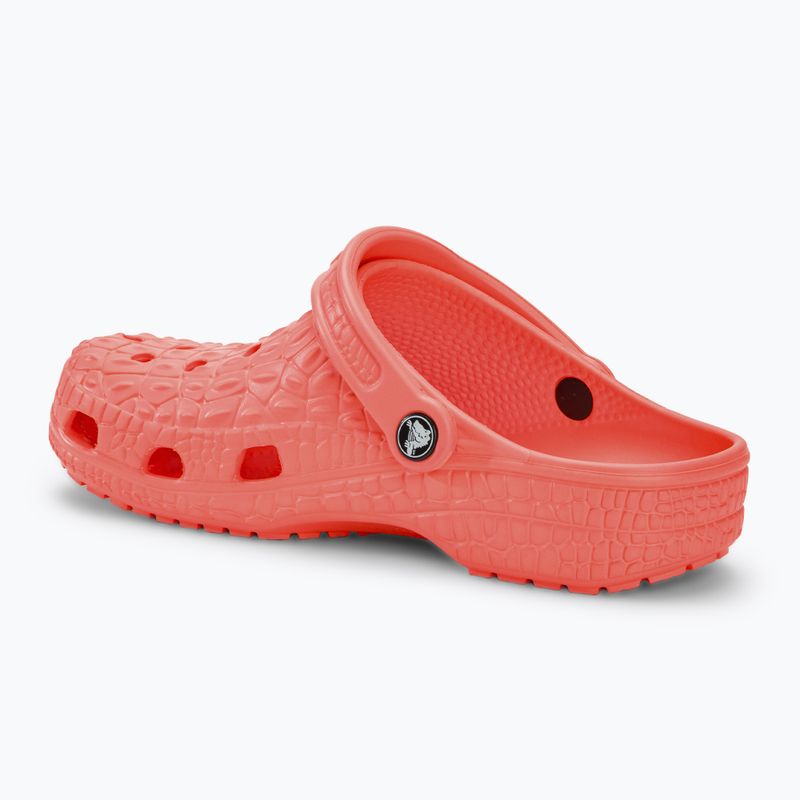 Klapki Crocs Classic Crocskin guava 4