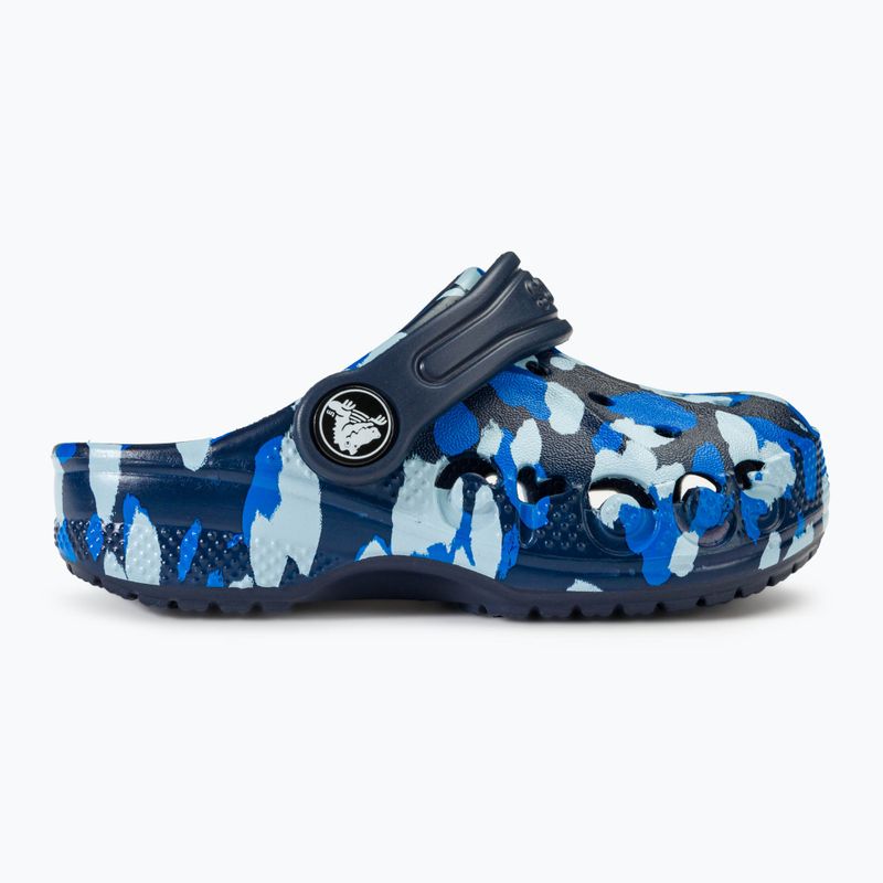 Klapki dziecięce Crocs Baya Graphic Clog navy 3