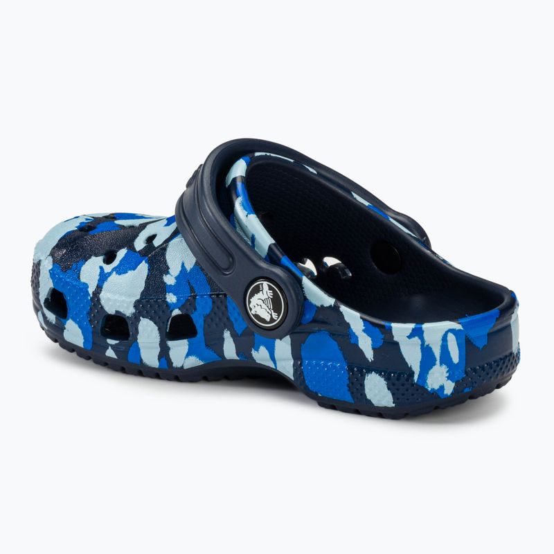 Klapki dziecięce Crocs Baya Graphic Clog navy 4