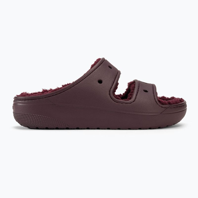 Klapki Crocs Classic Cozzzy Sandal dark cherry 2