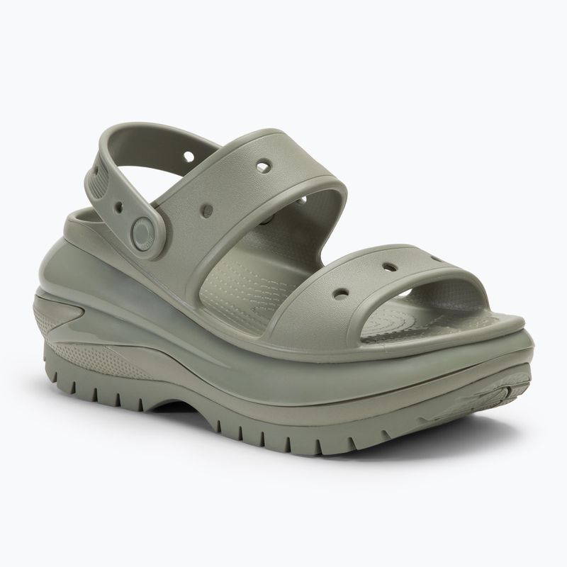 Sandały damskie Crocs Mega Crush elephant grey 2