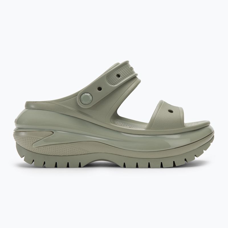Sandały damskie Crocs Mega Crush elephant grey 3