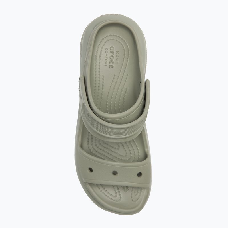 Sandały damskie Crocs Mega Crush elephant grey 5