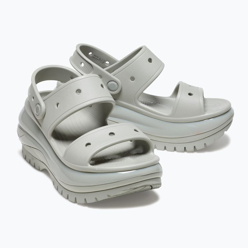 Sandały damskie Crocs Mega Crush elephant grey 14