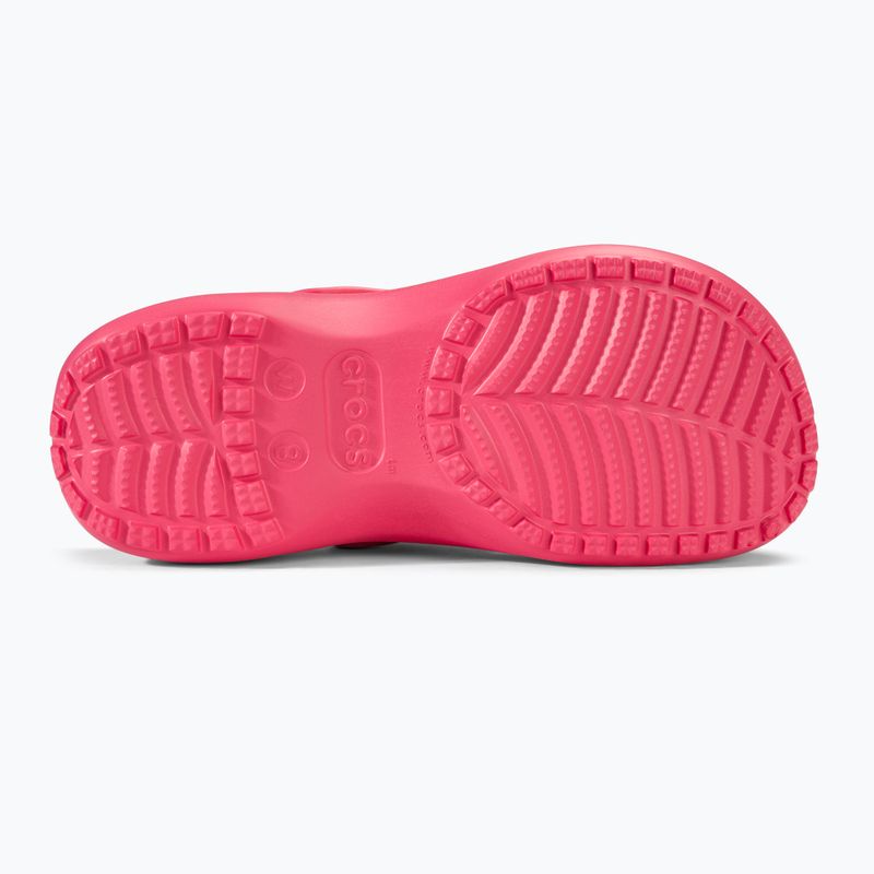 Klapki damskie Crocs Classic Platform Clog hyper pink 5