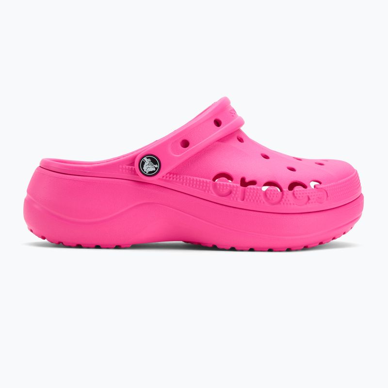 Klapki Crocs Baya Platform Clog electric pink 3