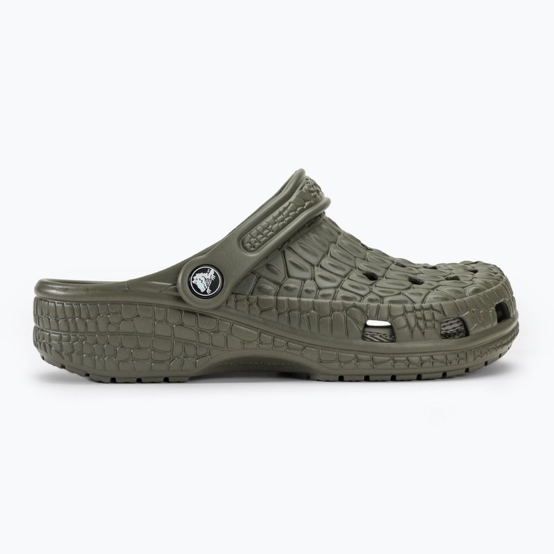 Klapki Crocs Classic Crocskin dusty olive 3