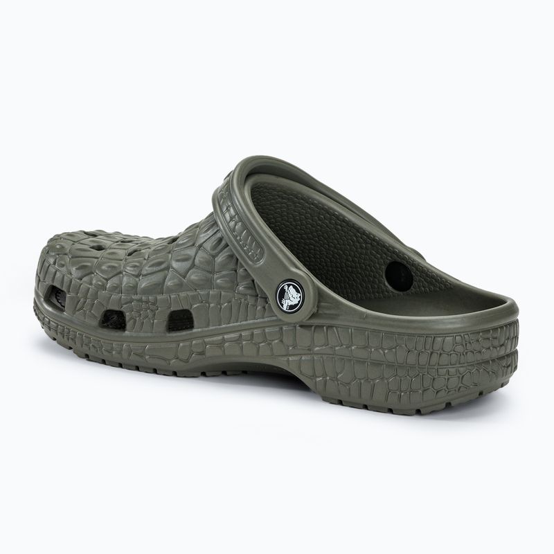 Klapki Crocs Classic Crocskin dusty olive 4