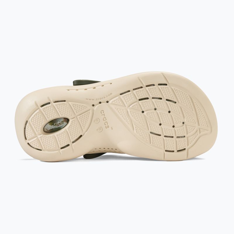 Klapki Crocs LiteRide 360 Marbled Clog army green/multi 5