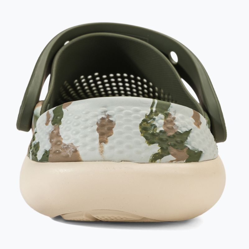 Klapki Crocs LiteRide 360 Marbled Clog army green/multi 7