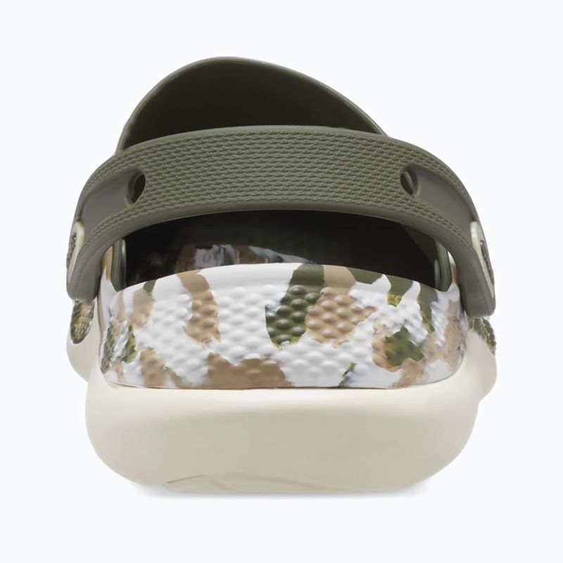 Klapki Crocs LiteRide 360 Marbled Clog army green/multi 11