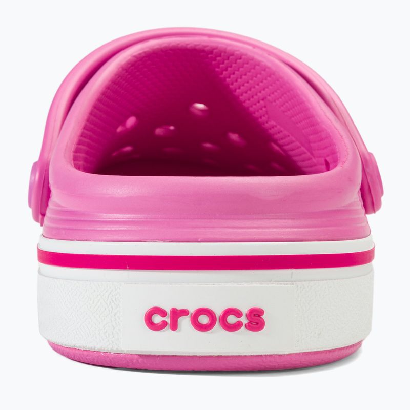 Klapki dziecięce Crocs Crocband Clean Off Court Clog Kids taffy pink 7