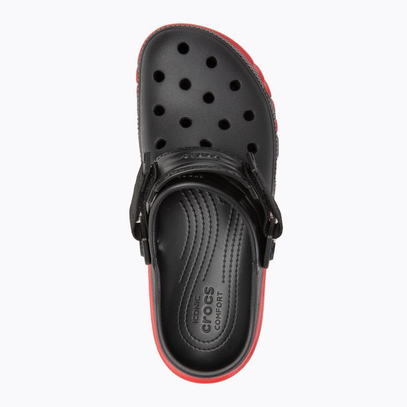 Klapki Crocs Duet Max II Clog black/varsity red 6