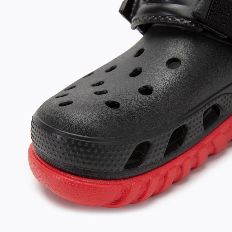 Klapki Crocs Duet Max II Clog black/varsity red 7