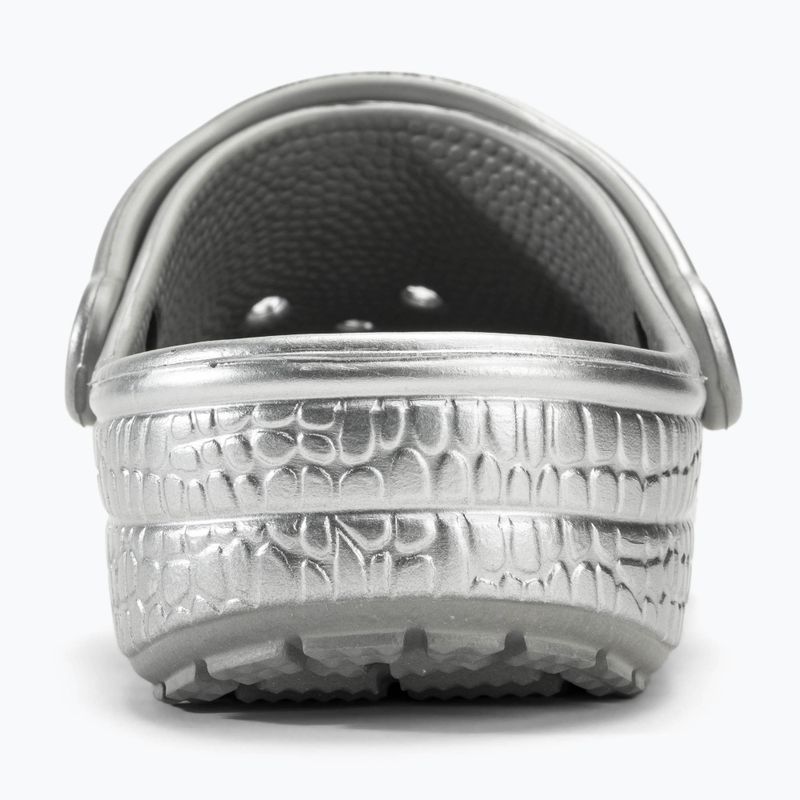 Klapki Crocs Classic Metallic Crocskin silver 7