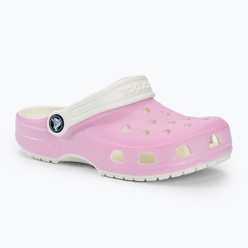 Klapki dziecięce Crocs Classic Glow in the Dark flamingo