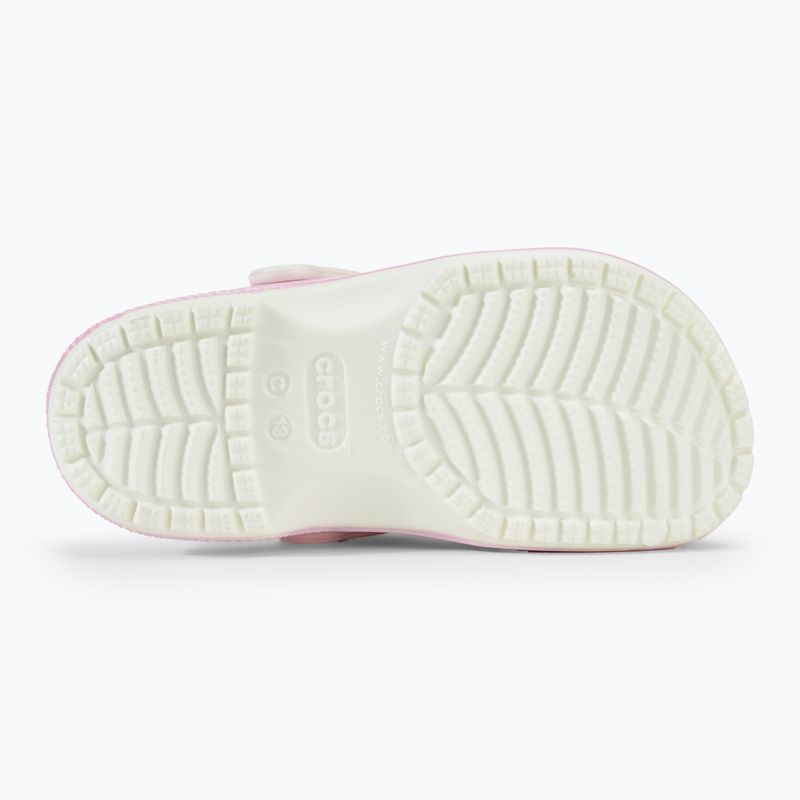 Klapki dziecięce Crocs Classic Glow in the Dark flamingo 5