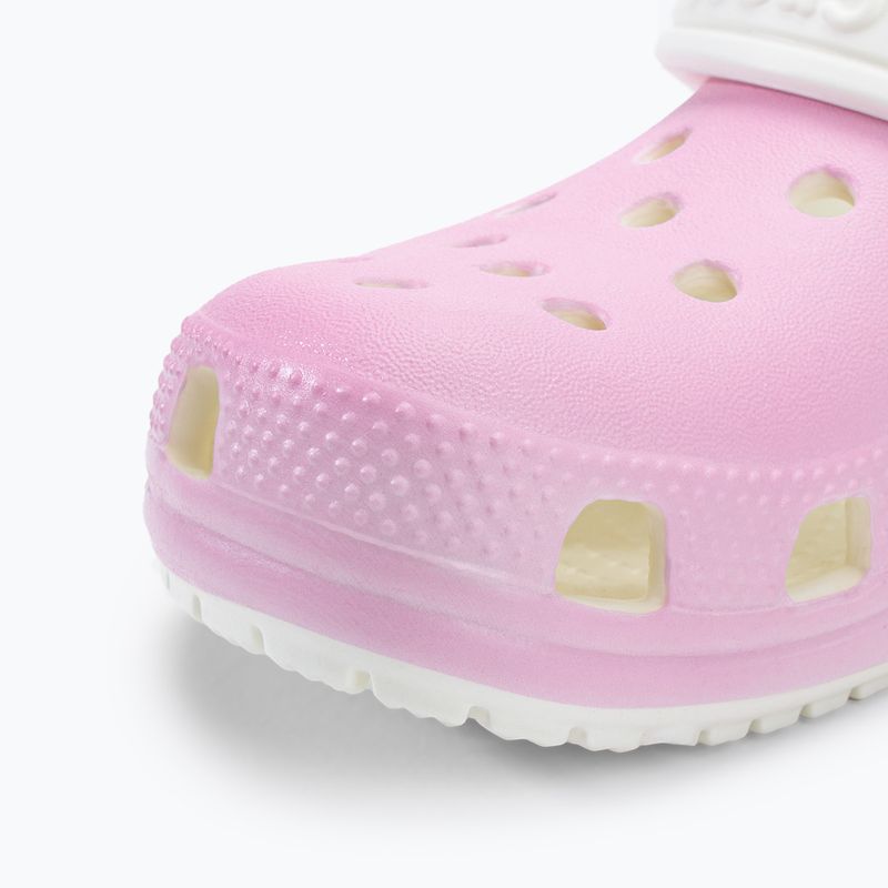 Klapki dziecięce Crocs Classic Glow in the Dark flamingo 8