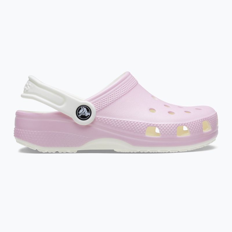 Klapki dziecięce Crocs Classic Glow in the Dark flamingo 10