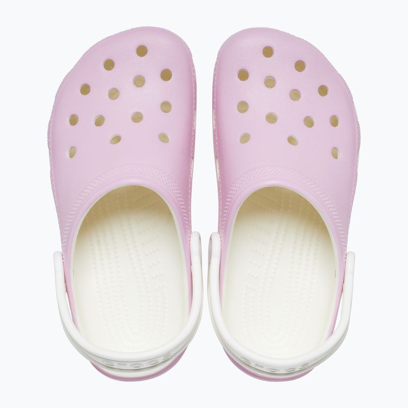 Klapki dziecięce Crocs Classic Glow in the Dark flamingo 12