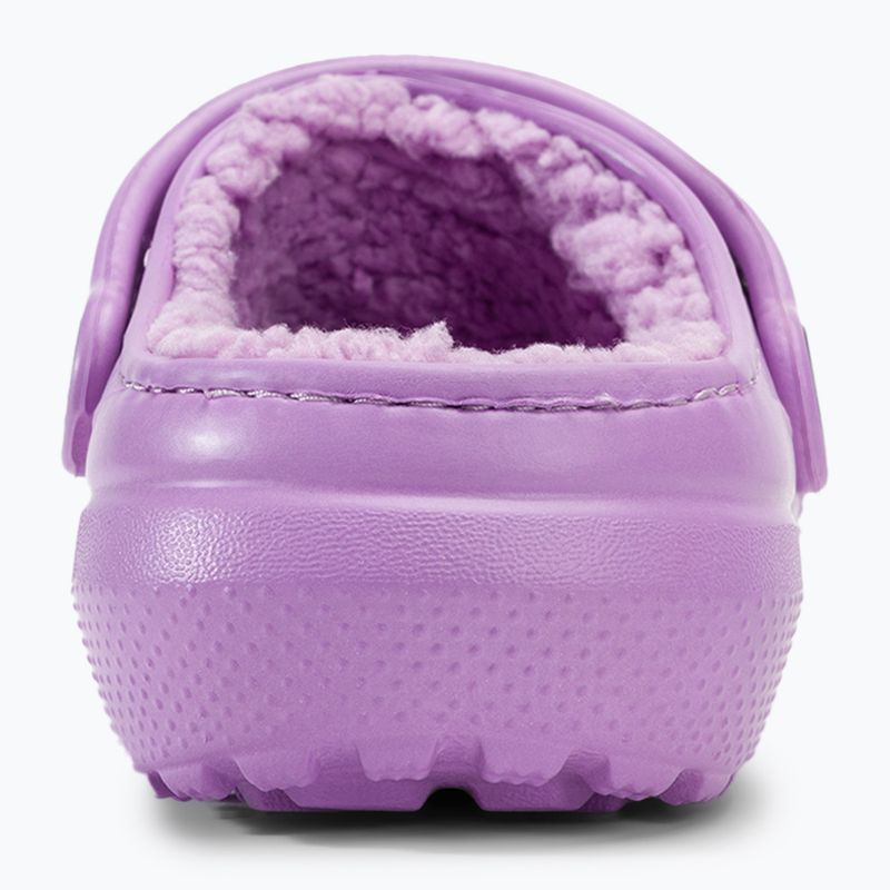 Klapki dziecięce Crocs Classic Lined Clog Toddler orchid 7