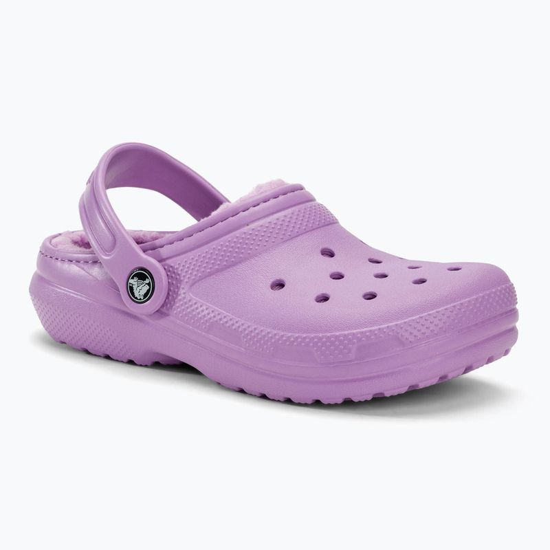 Klapki Crocs Classic Lined Clog Kids orchid 2