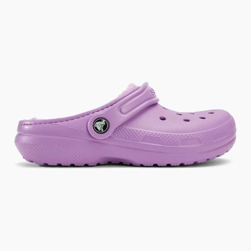 Klapki Crocs Classic Lined Clog Kids orchid 3