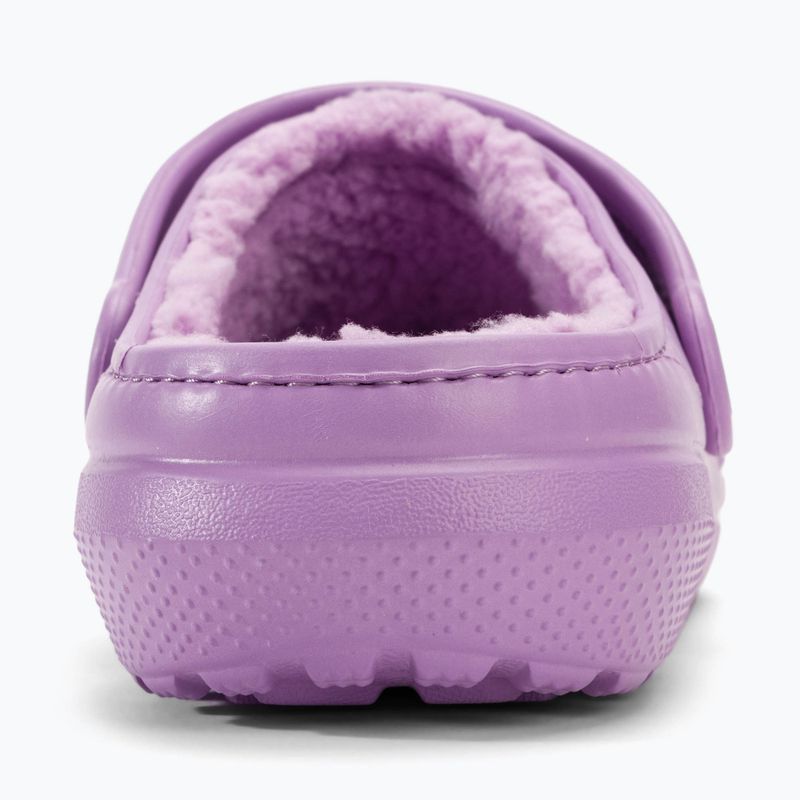 Klapki Crocs Classic Lined Clog Kids orchid 7