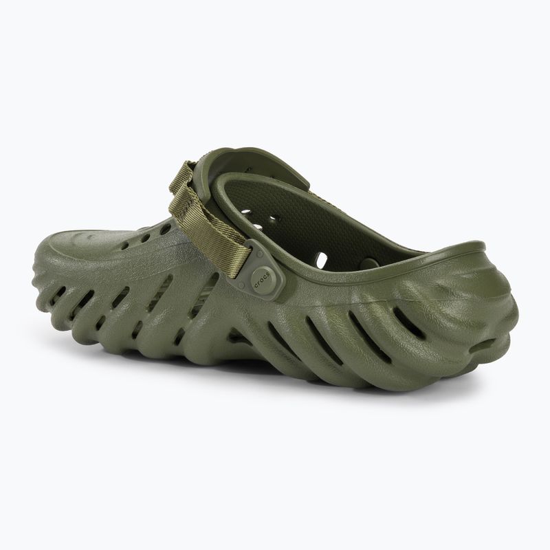 Klapki Crocs Echo Clog army green 5