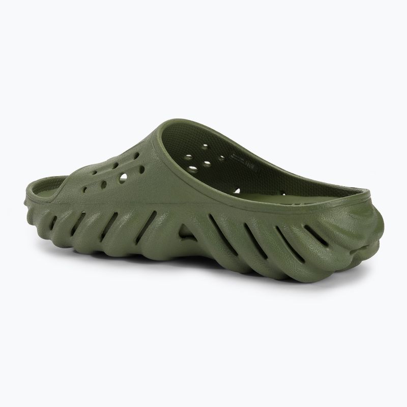 Klapki Crocs Echo Slide army green 3