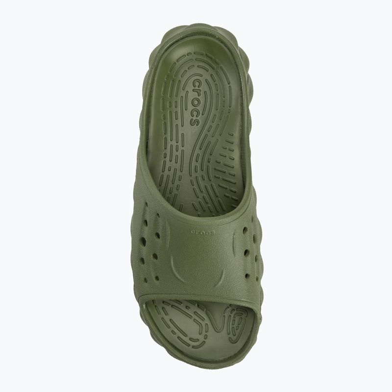 Klapki Crocs Echo Slide army green 5