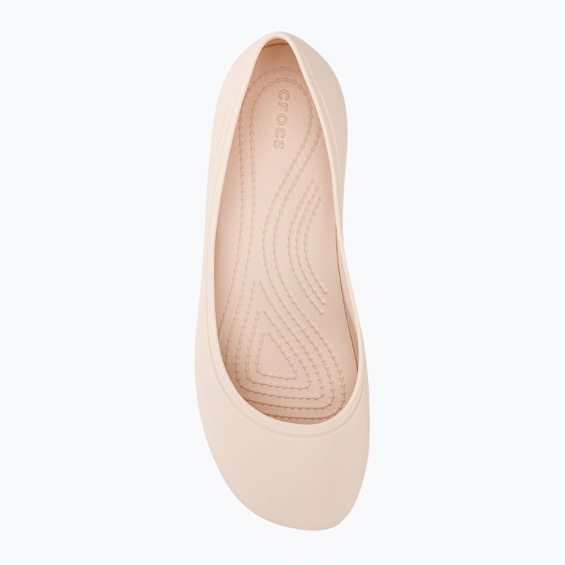 Baleriny damskie Crocs Brooklyn Flat quartz 6