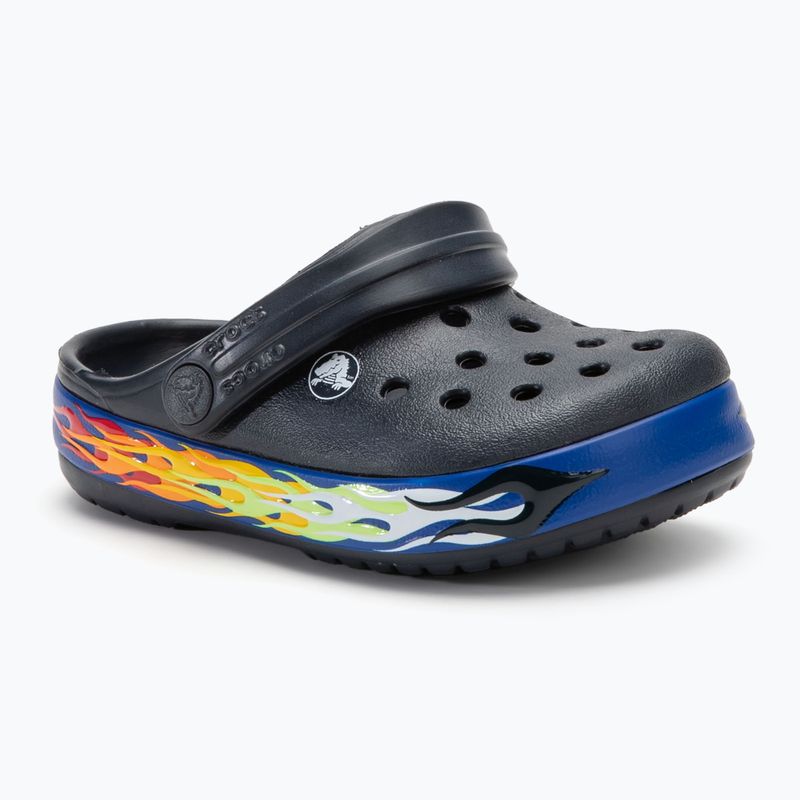 Klapki dziecięce Crocs Crocband Lights Clog Toddler deep navy