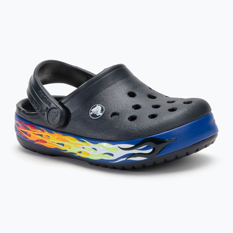 Klapki dziecięce Crocs Crocband Lights Clog Toddler deep navy 2