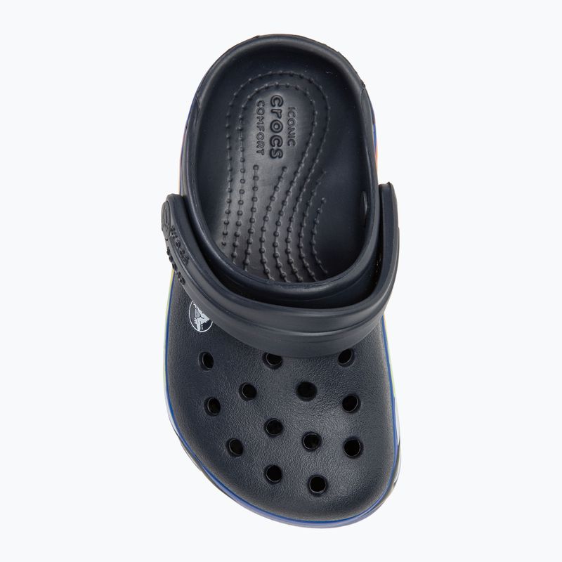 Klapki dziecięce Crocs Crocband Lights Clog Toddler deep navy 6