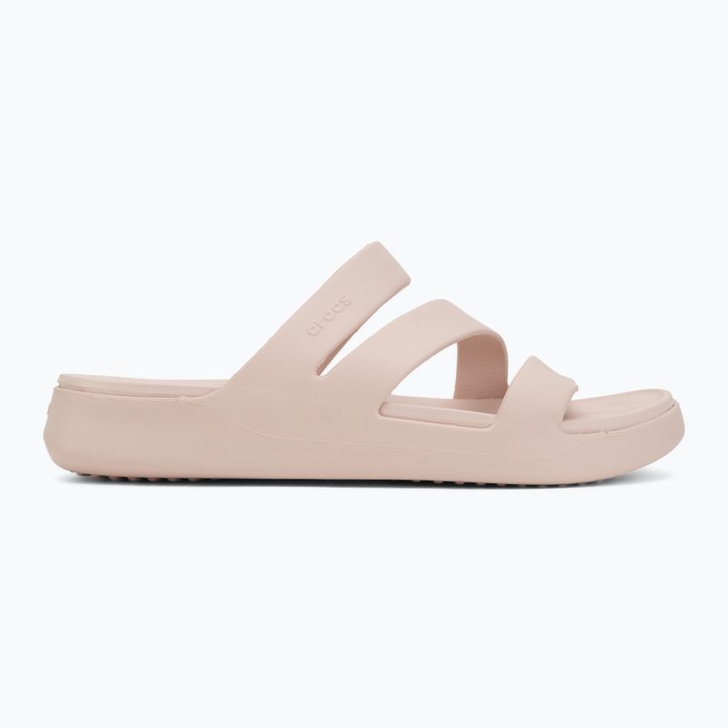 Klapki damskie Crocs Getaway Strappy quartz 2