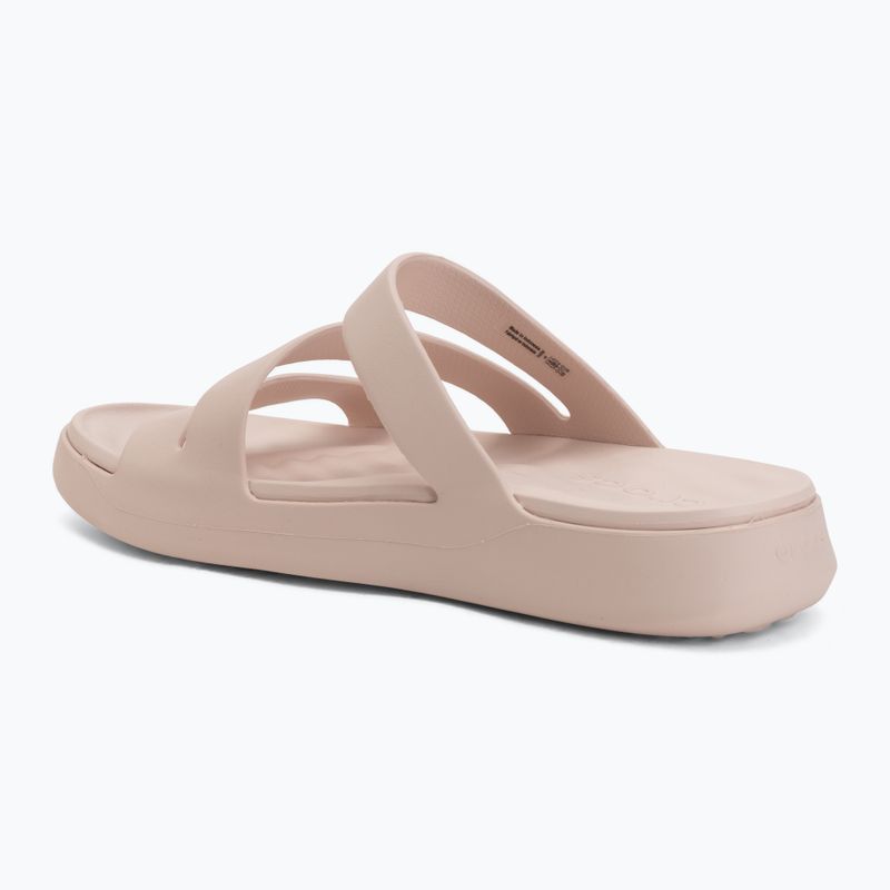 Klapki damskie Crocs Getaway Strappy quartz 3