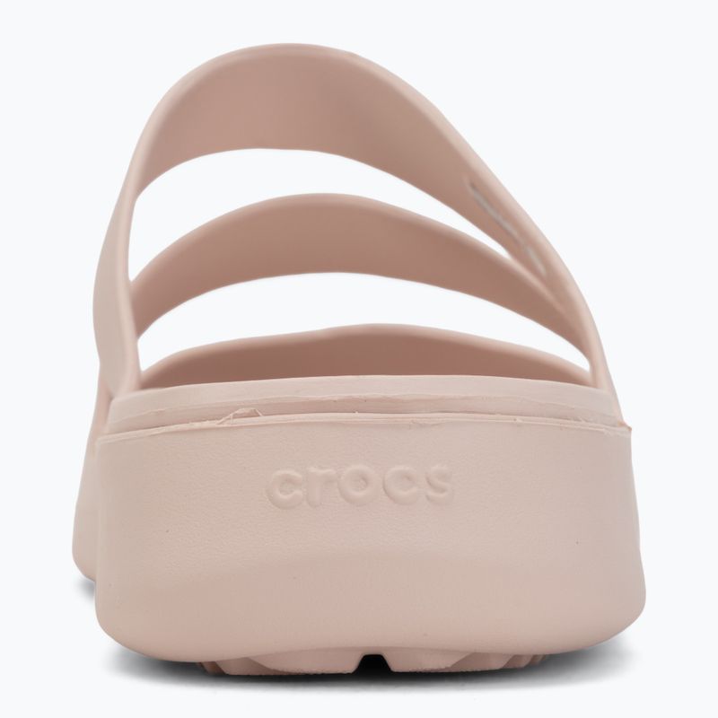 Klapki damskie Crocs Getaway Strappy quartz 6