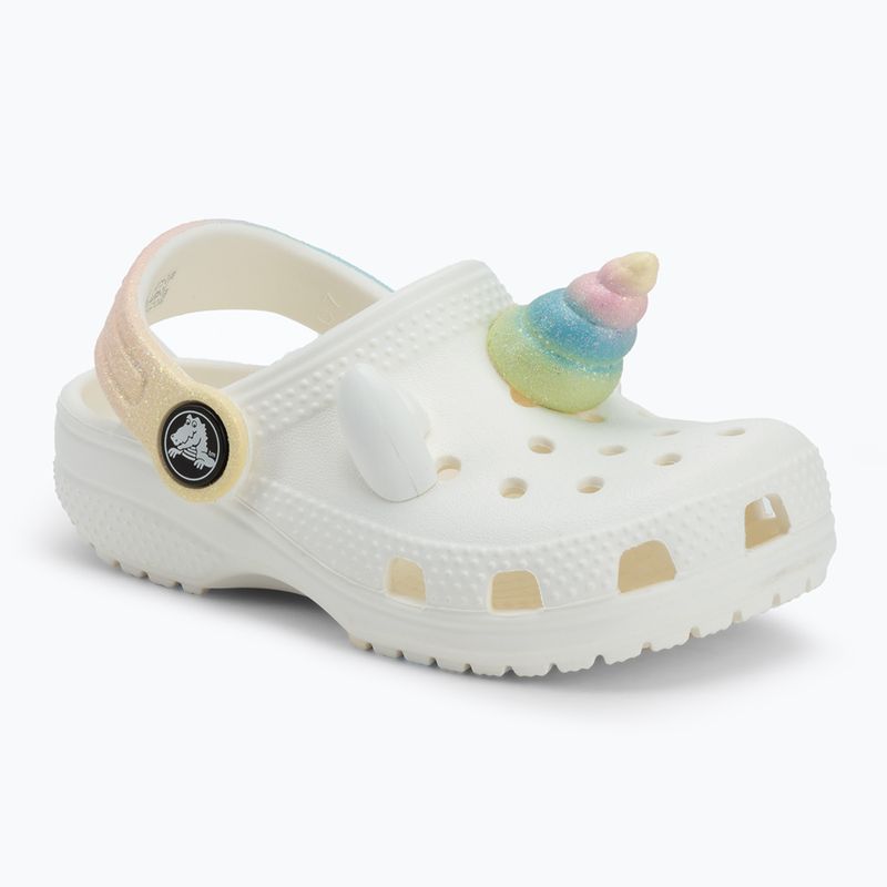 Klapki dziecięce Crocs Classic IAM Rainbow Unicorn CgT chalk 2