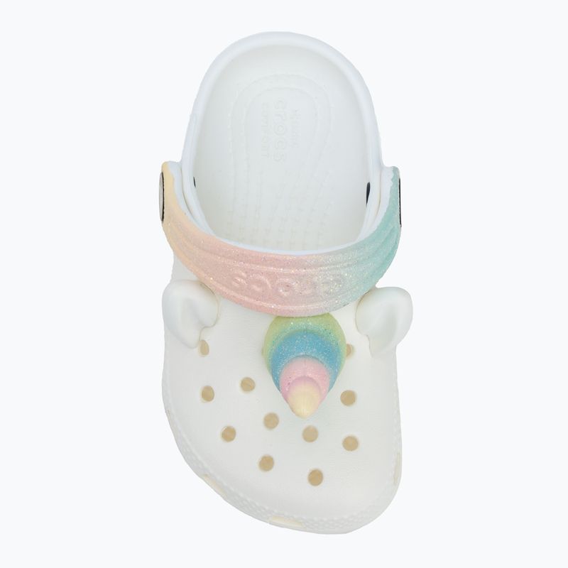 Klapki dziecięce Crocs Classic IAM Rainbow Unicorn CgT chalk 6
