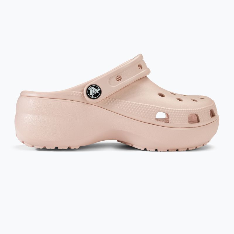 Klapki damskie Crocs Classic Platform Clog quartz 3