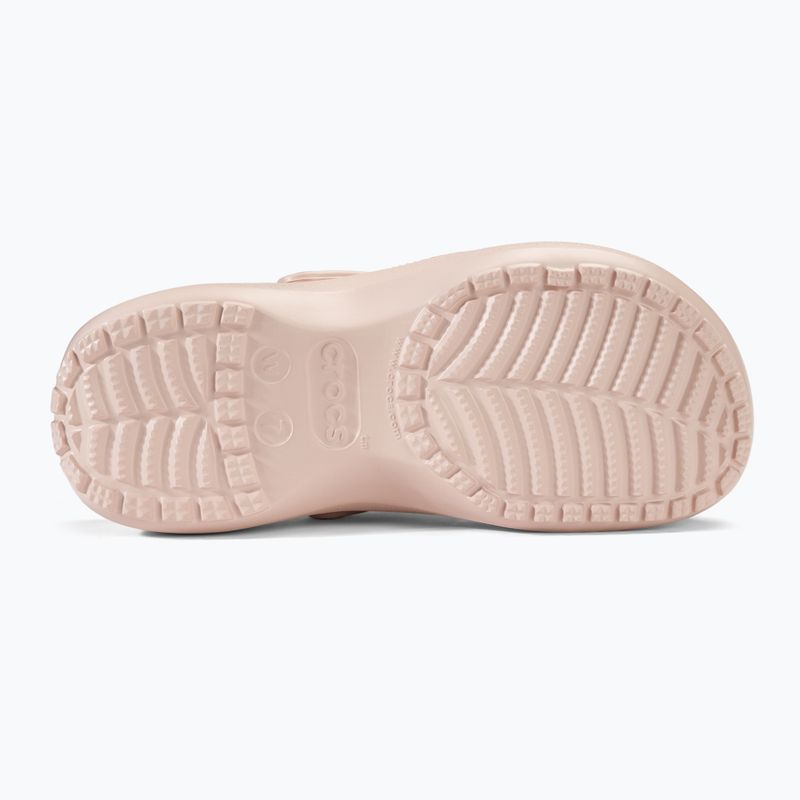Klapki damskie Crocs Classic Platform Clog quartz 5