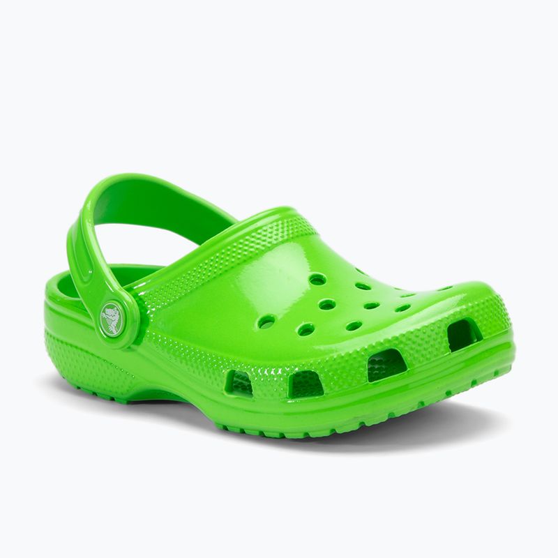 Klapki dziecięce Crocs Classic Neon Highlighter Clog Kids green slime 2